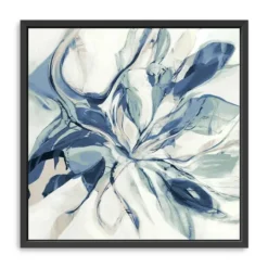 Kirkland's Home Blue Halcyon Framed Canvas Art Print- Canvas Art