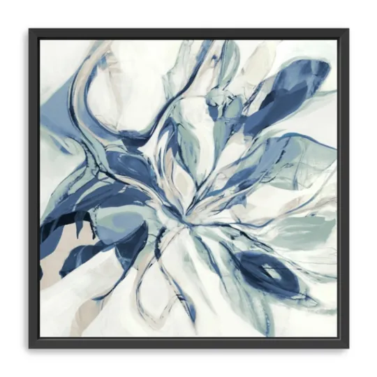 Kirkland's Home Blue Halcyon Framed Canvas Art Print- Canvas Art