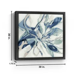 Kirkland's Home Blue Halcyon Framed Canvas Art Print- Canvas Art