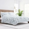 Kirkland's Home Blue Jacobean Reversible 2-Pc. Twin Quilt Set- Quilts