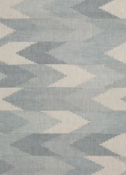 Kirkland's Home Blue Malibu Arrows Outdoor Area Rug, 7X9- Outdoor Rugs