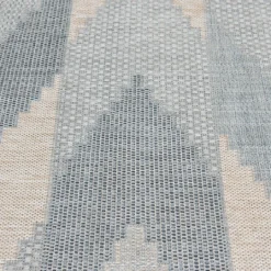 Kirkland's Home Blue Malibu Arrows Outdoor Area Rug, 7X9- Outdoor Rugs