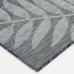 Kirkland's Home Blue Malibu Leafy Outdoor Area Rug, 7X10- Outdoor Rugs