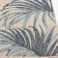Kirkland's Home Blue Malibu Palms Outdoor Area Rug, 7X9- Outdoor Rugs