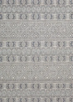 Kirkland's Home Blue Malibu Tribal Outdoor Area Rug, 7X9- Outdoor Rugs