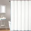 Kirkland's Home Blue Melora Tasseled Border Shower Curtain- Shower Curtains