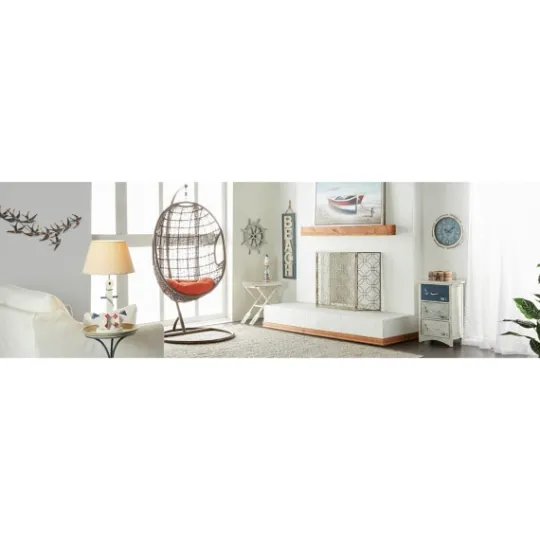 Kirkland's Home Blue Metal And Rope Wall Clock, 17 In.- Clocks