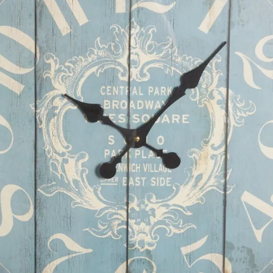 Kirkland's Home Blue Metal And Rope Wall Clock- Clocks