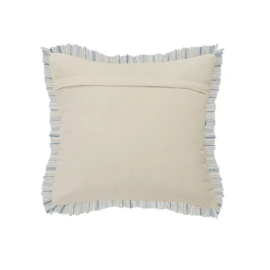 Kirkland's Home Blue Modern Interwoven Accent Pillow- Pillows