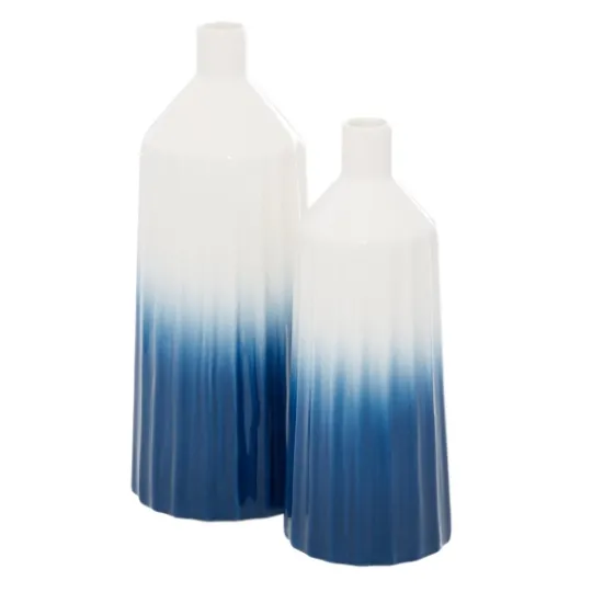 Kirkland's Home Blue Ombre 2-Pc. Coastal Jars- Decorative Bowls & Jars