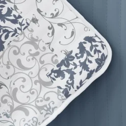 Kirkland's Home Blue Patchwork Reversible 2-Pc. Twin Quilt Set- Quilts