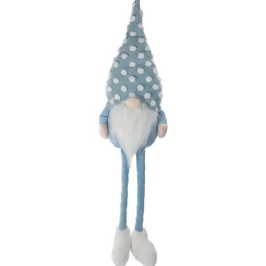 Kirkland's Home Blue Polka Dotted Gnome Shelf Sitter- Statues & Figurines