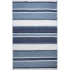 Kirkland's Home Blue Shades Striped Indoor/Outdoor Area Rug, 7X9- Outdoor Rugs