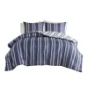 Kirkland's Home Blue Stripe Jackson 3-Pc. King Comforter Set- Comforters