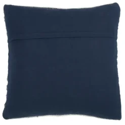 Kirkland's Home Blue Striped Textured Denim Pillow- Pillows