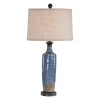 Kirkland's Home Blue Textured Ceramic Table Lamp- Table Lamps
