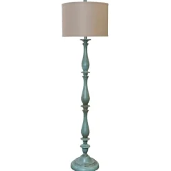 Kirkland's Home Blue Traditional Avignon Floor Lamp- Floor Lamps