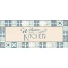 Kirkland's Home Blue Welcome To The Kitchen Floor Mat, 24X60- Kitchen & Floor Mats