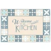 Kirkland's Home Blue Welcome To The Kitchen Floor Mat, 24X36- Kitchen & Floor Mats