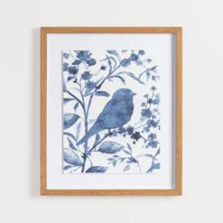 Kirkland's Home Bluebird On Branch I Framed Art Print- Framed Art