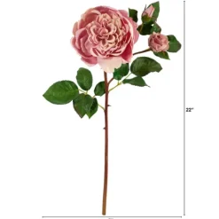 Kirkland's Home Blush Blooming Rose Stems, Set Of 6- Stems & Bouquets