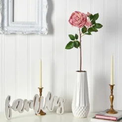 Kirkland's Home Blush Blooming Rose Stems, Set Of 6- Stems & Bouquets