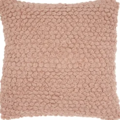 Kirkland's Home Blush Looped Yarn Wool Pillow- Pillows