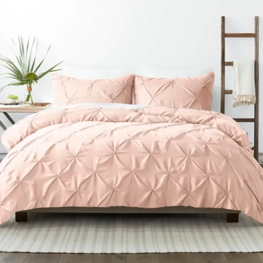 Kirkland's Home Blush Pinched 2-Pc. Twin Duvet Cover Set- Duvets