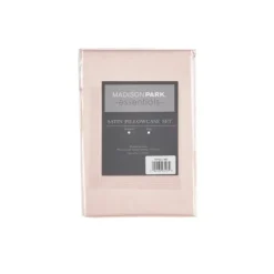 Kirkland's Home Blush Satin King 2-Pc. Pillow Case Set- Bed Sheets