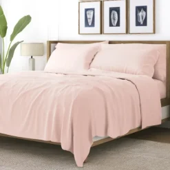 Kirkland's Home Blush Ultra Soft 4-Pc. Twin Xl Sheet Set- Bed Sheets