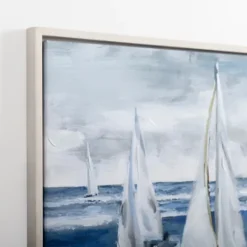 Kirkland's Home Boats Sail Away Framed Canvas Art Print- Canvas Art