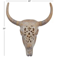 Kirkland's Home Bohemian Bull Wall Plaque- Wall Plaques