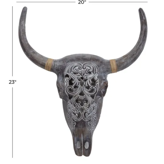 Kirkland's Home Bohemian Bull Wall Plaque- Wall Plaques