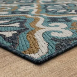 Kirkland's Home Boho Ikat Indoor/Outdoor Area Rug, 5X7- Outdoor Rugs