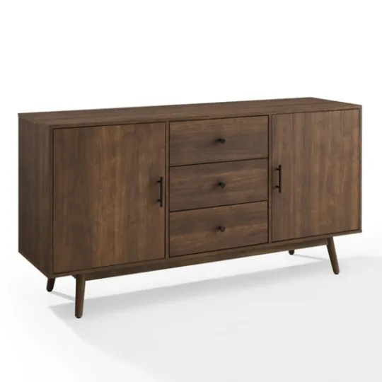Kirkland's Home Bonnie Brown Midcentury Sideboard Cabinet- Cabinets & Sideboards