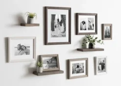 Kirkland's Home Bordeaux 10-Pc. Gallery Wall Frame And Shelf Set- Gallery Wall Frames