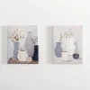 Kirkland's Home Botanicals In Blue Vases Canvas Prints, Set Of 2- Canvas Art