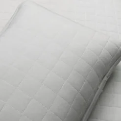 Kirkland's Home Box Stitch Cotton King 3-Pc. Quilt Set- Quilts