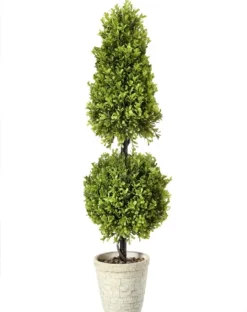 Kirkland's Home Boxwood Ball And Cone Topiary, 36 In.- Trees & Topiaries