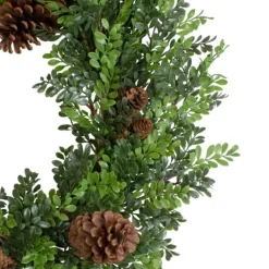 Kirkland's Home Boxwood Pinecone Christmas Wreath- Wreaths