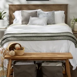 Kirkland's Home Braided Fringe Throw- Blankets & Throws