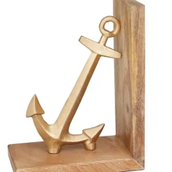 Kirkland's Home Brass Anchor Bookends, Set Of 2- Decorative Accents