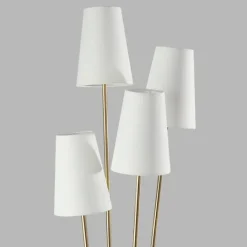 Kirkland's Home Brass Enoki 4-Arm Asymmetrical Floor Lamp- Floor Lamps