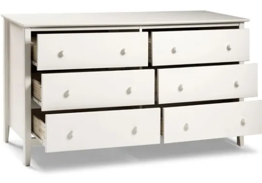Kirkland's Home Brazilian Pine Wood 6-Drawer Dresser- Dressers & Chests