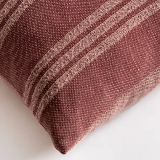 Kirkland's Home Brick Providence Stripe Pillow- Pillows