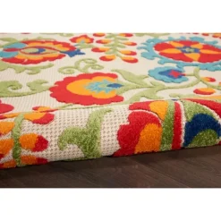 Kirkland's Home Bright Abstract Floral Outdoor Area Rug, 5X7- Outdoor Rugs
