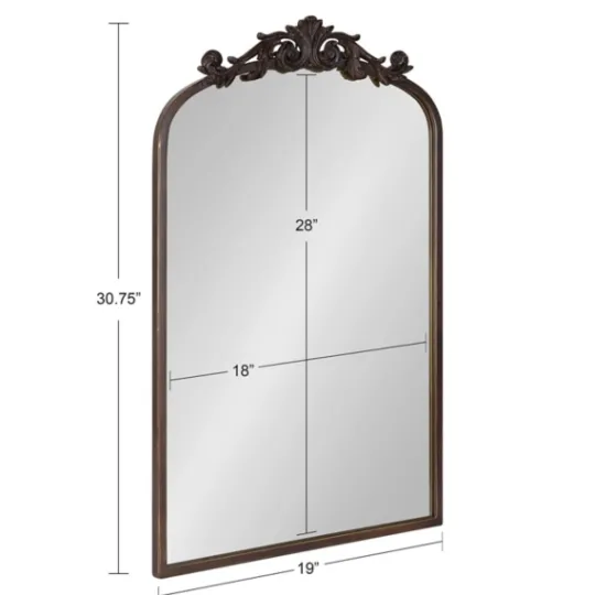 Kirkland's Home Bronze Arendahl Arched Mirror, 19X31 In.- Decorative Mirrors