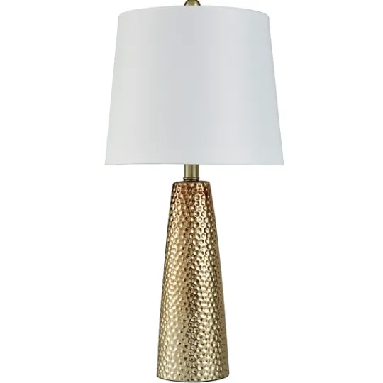 Kirkland's Home Bronze Hammered Table Lamp- Table Lamps