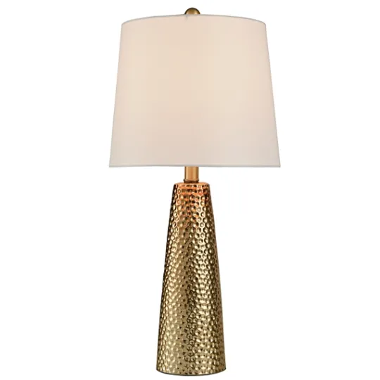 Kirkland's Home Bronze Hammered Table Lamp- Table Lamps