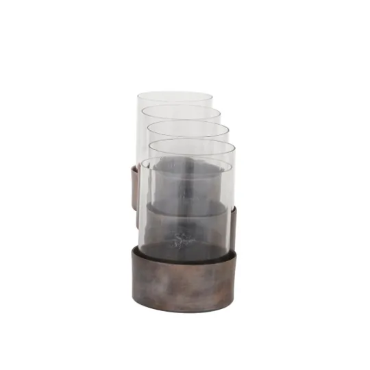 Kirkland's Home Bronze Iron Runner- Candle Holders